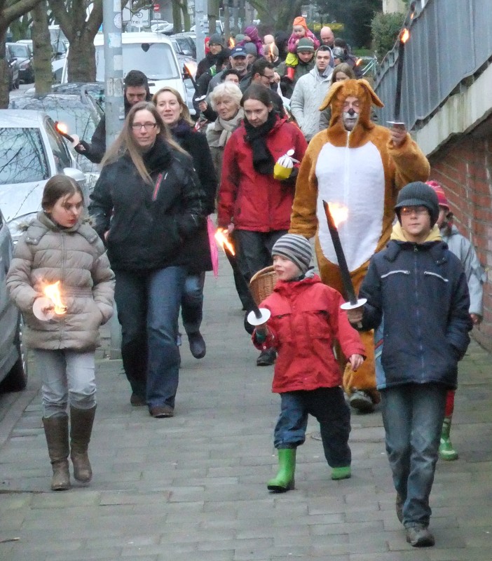 Osterfeuer 2012 im Hansaviertel Rostock
